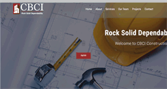 Desktop Screenshot of cbciconstruction.com